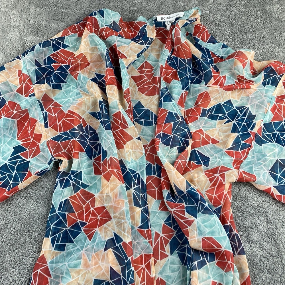 BCBGeneration Geometric Kamono Open Front Cardiga… - image 2